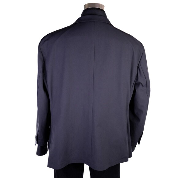 Sene Solid Gray Tuxedo Blazer Unstructured Blazer Jacket Coat Size 50XS EUC - Picture 8 of 13